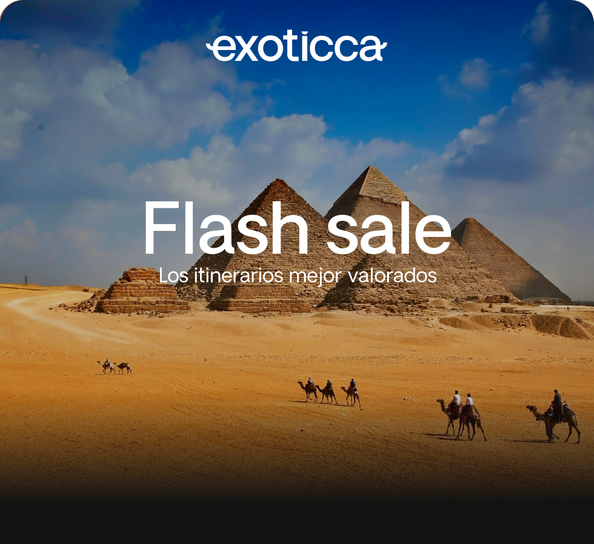 Ofertas Flash. Los itinerarios mejor valorados