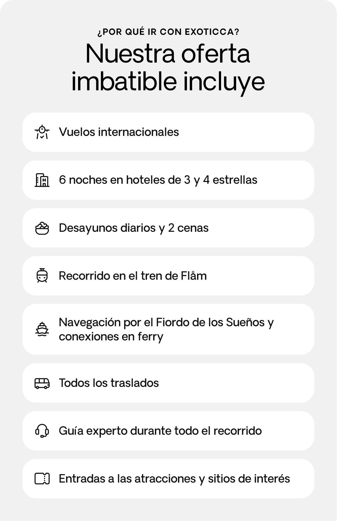 La oferta imbatible de Exoticca GO 7 días en Noruega