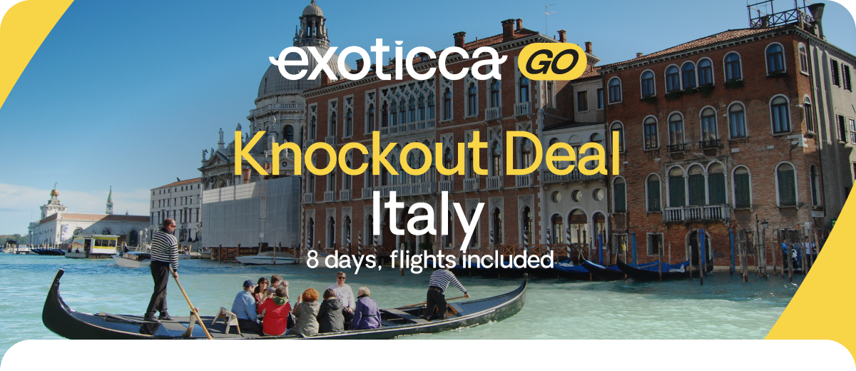 Exoticca Go Italy Knockout Deal