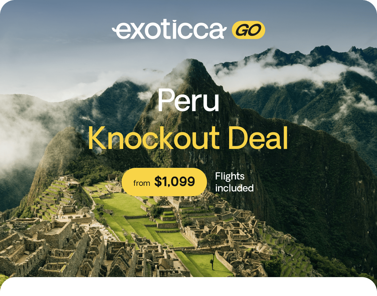 Exoticca GO Peru Knockout Deal